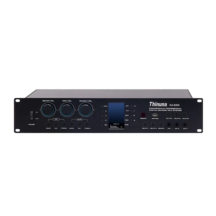 Thinuna KA Series Professional Advanced Mixer DSP Digital Power Amplifier Karaoke Amplifiers For KTV Bar Concert
Thinuna KA Series Professional Advanced Mixer DSP Digital Power Amplifier Karaoke Amplifiers For KTV Bar Concert