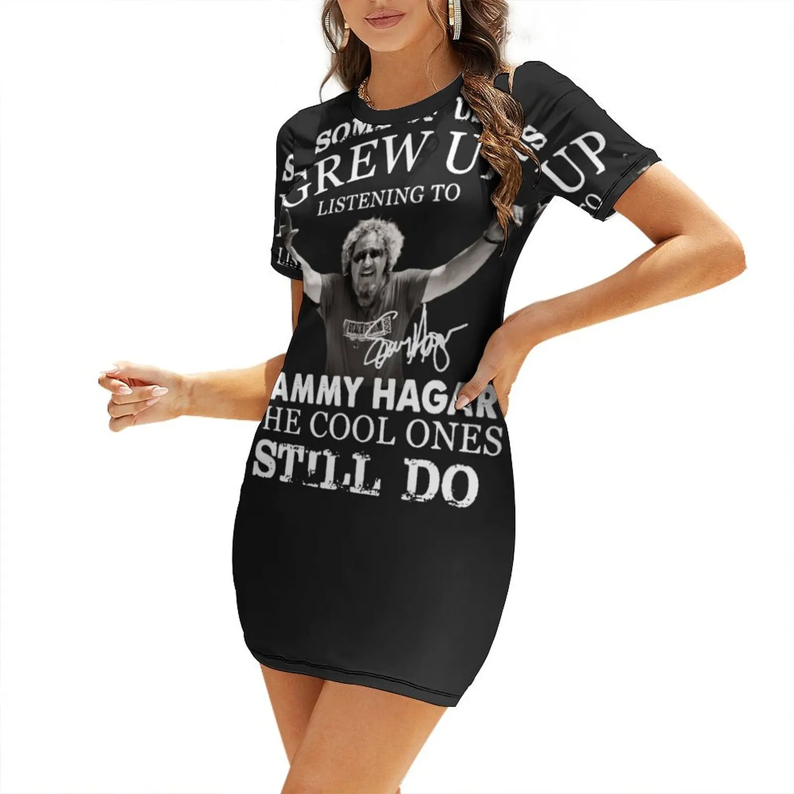 Some of us Grew up Listening to Sammy Hagar he Cool Ones Still do Short Sleeved Dress bandage dress Female clothing Dress
Some of us Grew up Listening to Sammy Hagar he Cool Ones Still do Short Sleeved Dress bandage dress Female clothing Dress