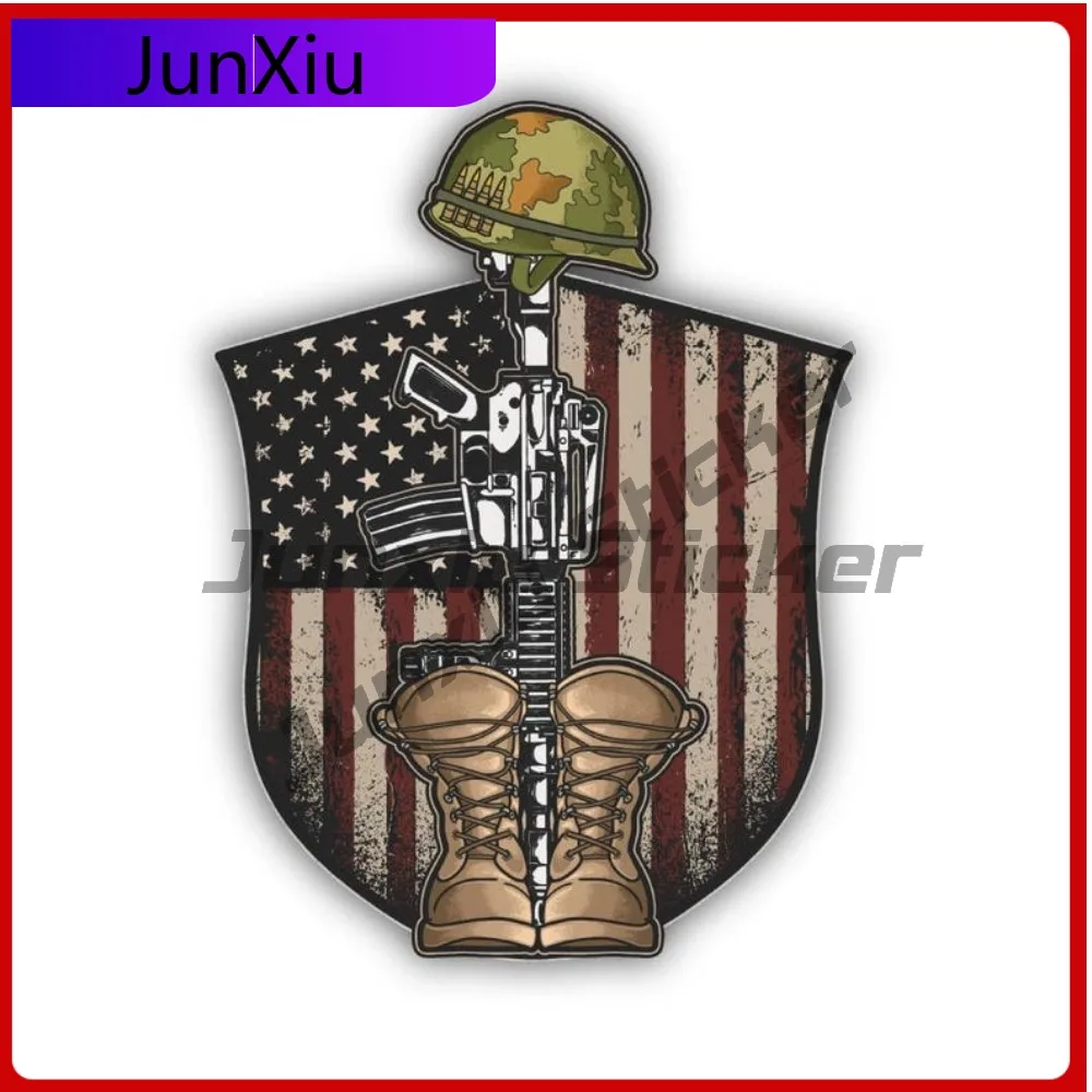 American Flag Shield Battle Cross Vinyl Sticker Waterproof Decals Styling Patriotic Usa Memorial American Flag Decal Accessories
American Flag Shield Battle Cross Vinyl Sticker Waterproof Decals Styling Patriotic Usa Memorial American Flag Decal Accessories