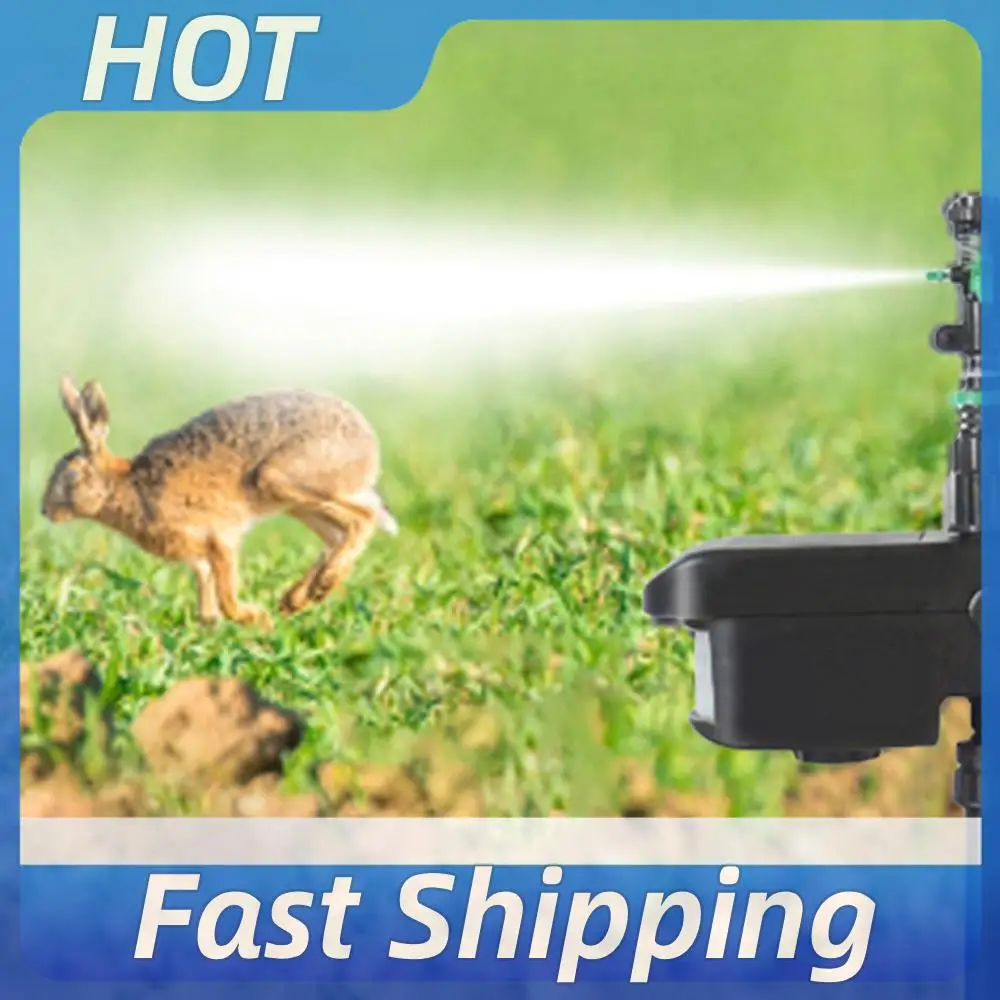Motion Activated Sprinkler Scaring Away Wild Animals Animal Sensor Sprinkler Rotating Animal Repeller Sprinkler for Outdoor Use
Motion Activated Sprinkler Scaring Away Wild Animals Animal Sensor Sprinkler Rotating Animal Repeller Sprinkler for Outdoor Use
