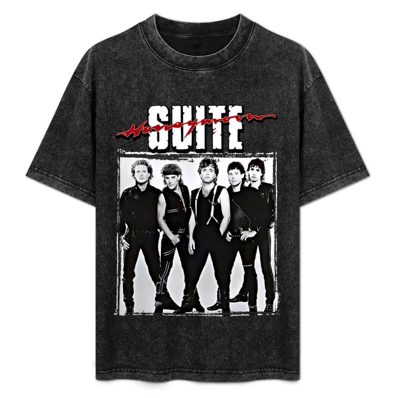Honeymoon Suite band T-Shirt Outdoor Work Short Sleeve Top
Honeymoon Suite band T-Shirt Outdoor Work Short Sleeve Top