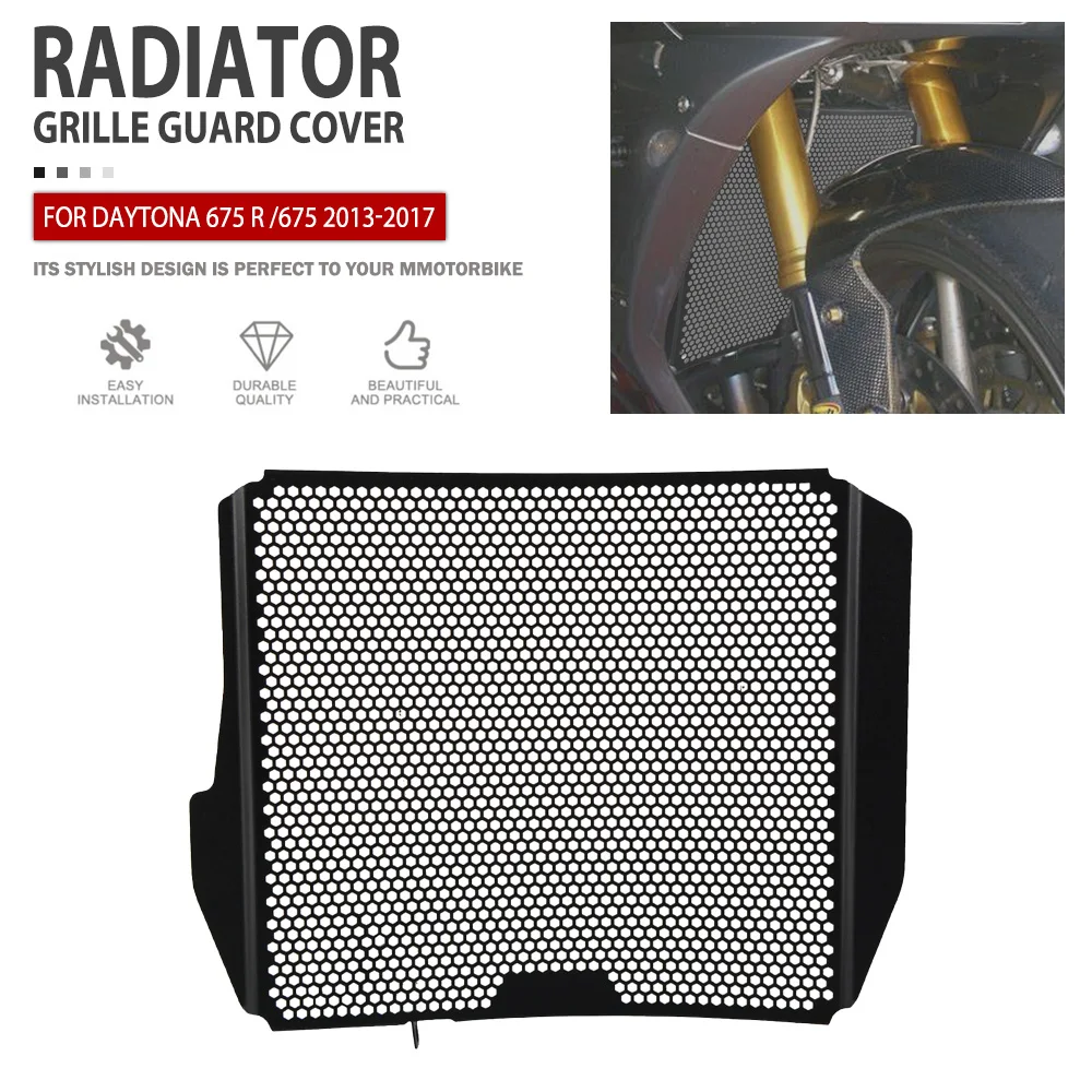 Radiator Guard For Daytona 675 R /675 2013 2014 2015 2016 2017 Motorcycle Radiators Grille Cover Protector Accessories Parts
Radiator Guard For Daytona 675 R /675 2013 2014 2015 2016 2017 Motorcycle Radiators Grille Cover Protector Accessories Parts