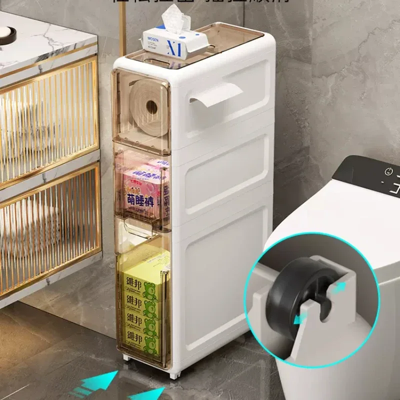 simple Multi-layer Transparent Storage Cabinet Household Drawer Bathroom Gap Sideboard Kitchen Ultra-narrow Plastic Shelving
simple Multi-layer Transparent Storage Cabinet Household Drawer Bathroom Gap Sideboard Kitchen Ultra-narrow Plastic Shelving