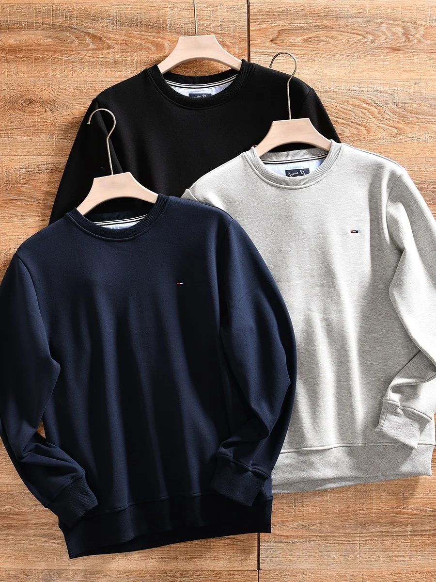 Thickened Fleece Hoodie Sweatshirt Men's Winter Casual round Neck Pullover Color ODM Order High Quality Cotton Blend
Thickened Fleece Hoodie Sweatshirt Men's Winter Casual round Neck Pullover Color ODM Order High Quality Cotton Blend
