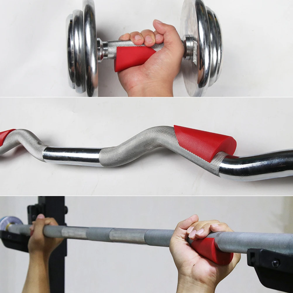 Rubber Dumbbell Covers Fitness Handle Set Non-skid Replaceable Grips Lightweight Gym Bag Bar Cushions
Rubber Dumbbell Covers Fitness Handle Set Non-skid Replaceable Grips Lightweight Gym Bag Bar Cushions