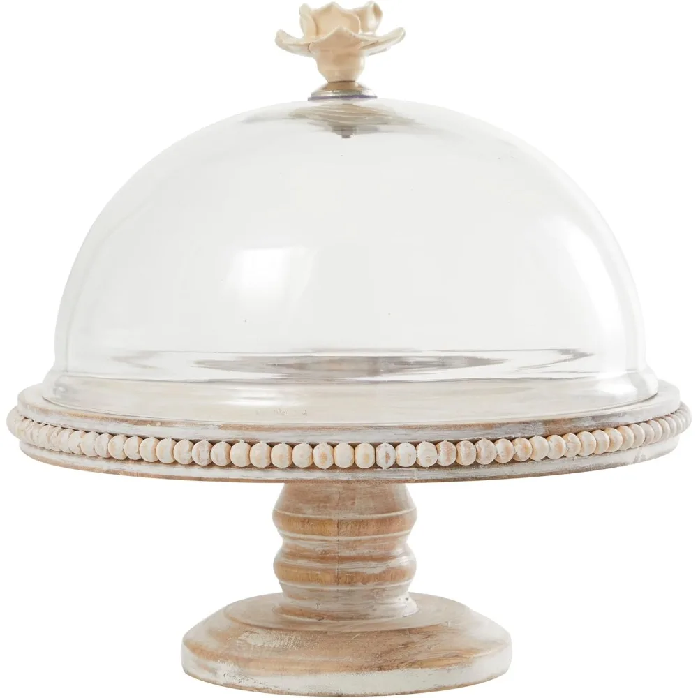 Cream Mango Wood Cake Stand with Glass Dome | Elegant Dessert Display for Home, Kitchen, or Party Use
Cream Mango Wood Cake Stand with Glass Dome | Elegant Dessert Display for Home, Kitchen, or Party Use