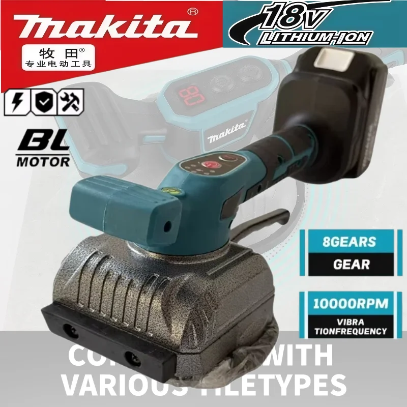 Makita Electric Tile Leveler 10000rpm Vibration Frequency 8Gears7500mAh Digital Display for Efficient Floor Wall Tile LayingTool
Makita Electric Tile Leveler 10000rpm Vibration Frequency 8Gears7500mAh Digital Display for Efficient Floor Wall Tile LayingTool