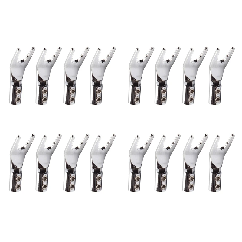 Hot Sale16 PCS Audio Jack Y Banana Plug Solder Wire Connector U/Y Rhodium Plated Copper Screw Fork Hifi Speaker Spade Connector
Hot Sale16 PCS Audio Jack Y Banana Plug Solder Wire Connector U/Y Rhodium Plated Copper Screw Fork Hifi Speaker Spade Connector