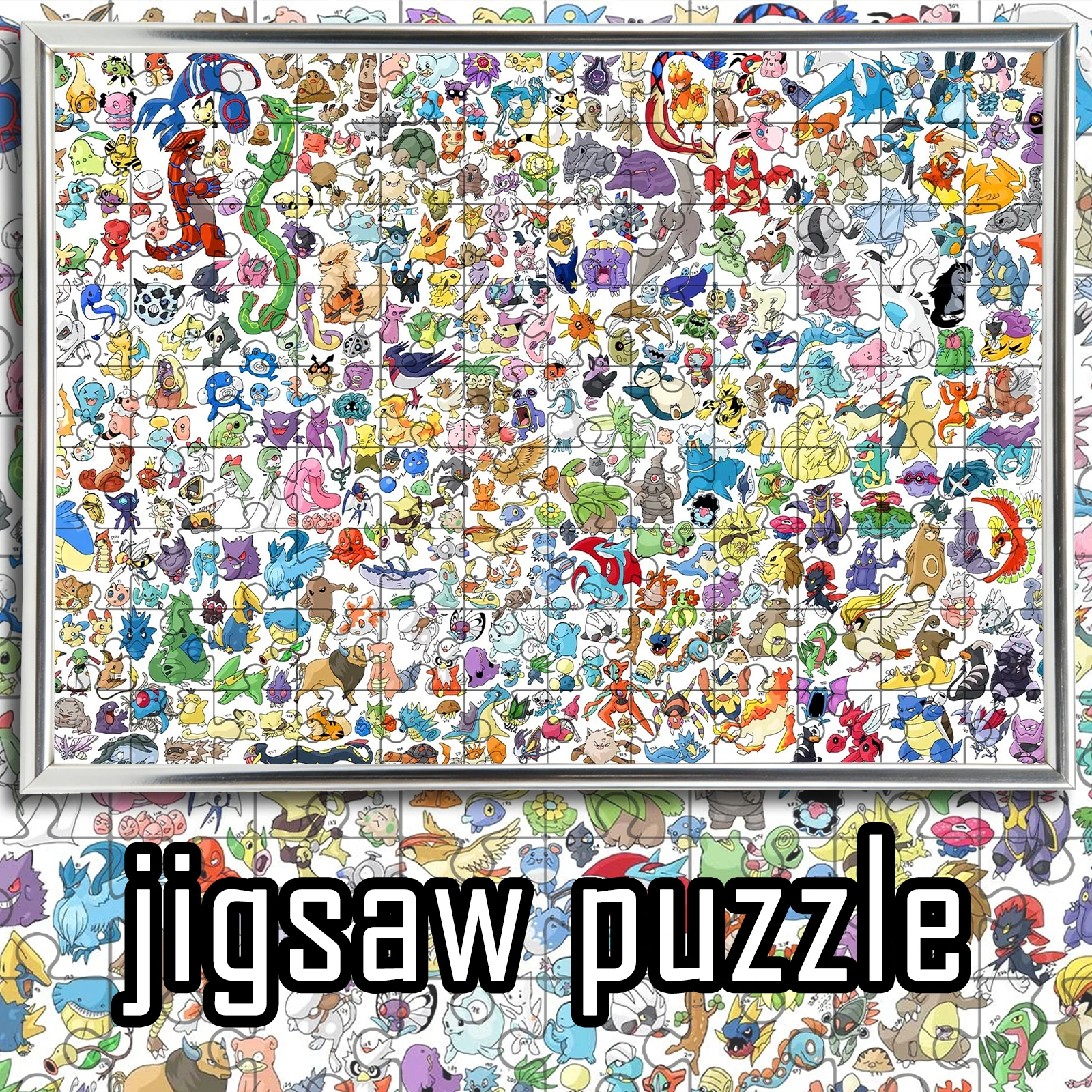 Pokemon Generations Pokedex Style Full-Art Collage Anime Wooden Jigsaw Puzzle 108/200/300/500/1000pcs Color Box
Pokemon Generations Pokedex Style Full-Art Collage Anime Wooden Jigsaw Puzzle 108/200/300/500/1000pcs Color Box