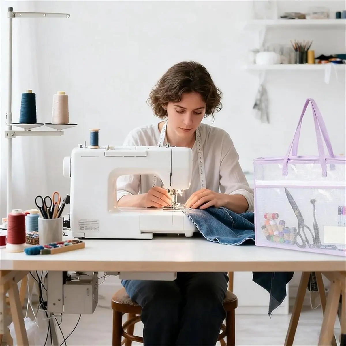 A3 Project Bag Large File Bag for Quilting Craft Storage Bag Transparent Grid Mesh Zipper Drawing Sketch Storage Bags
A3 Project Bag Large File Bag for Quilting Craft Storage Bag Transparent Grid Mesh Zipper Drawing Sketch Storage Bags