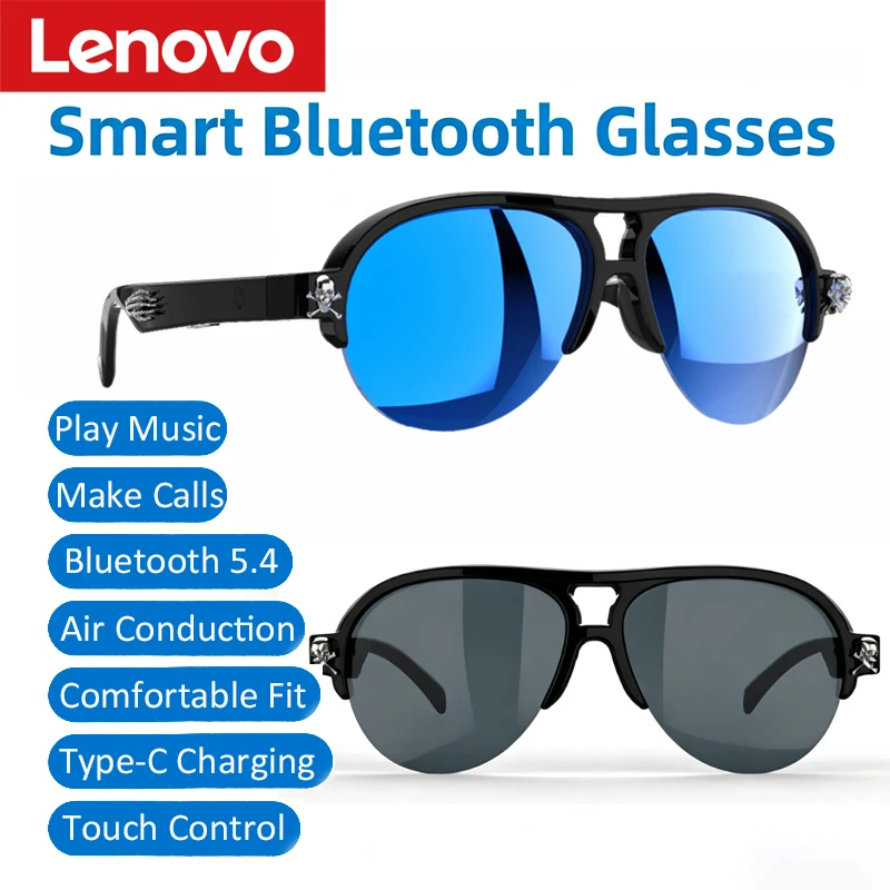Lenovo Bluetooth AI Smart Glasses Driving Navigation HD UV Protection Sports WiFi Superior Audio Quality Extra-Long Battery Life
Lenovo Bluetooth AI Smart Glasses Driving Navigation HD UV Protection Sports WiFi Superior Audio Quality Extra-Long Battery Life