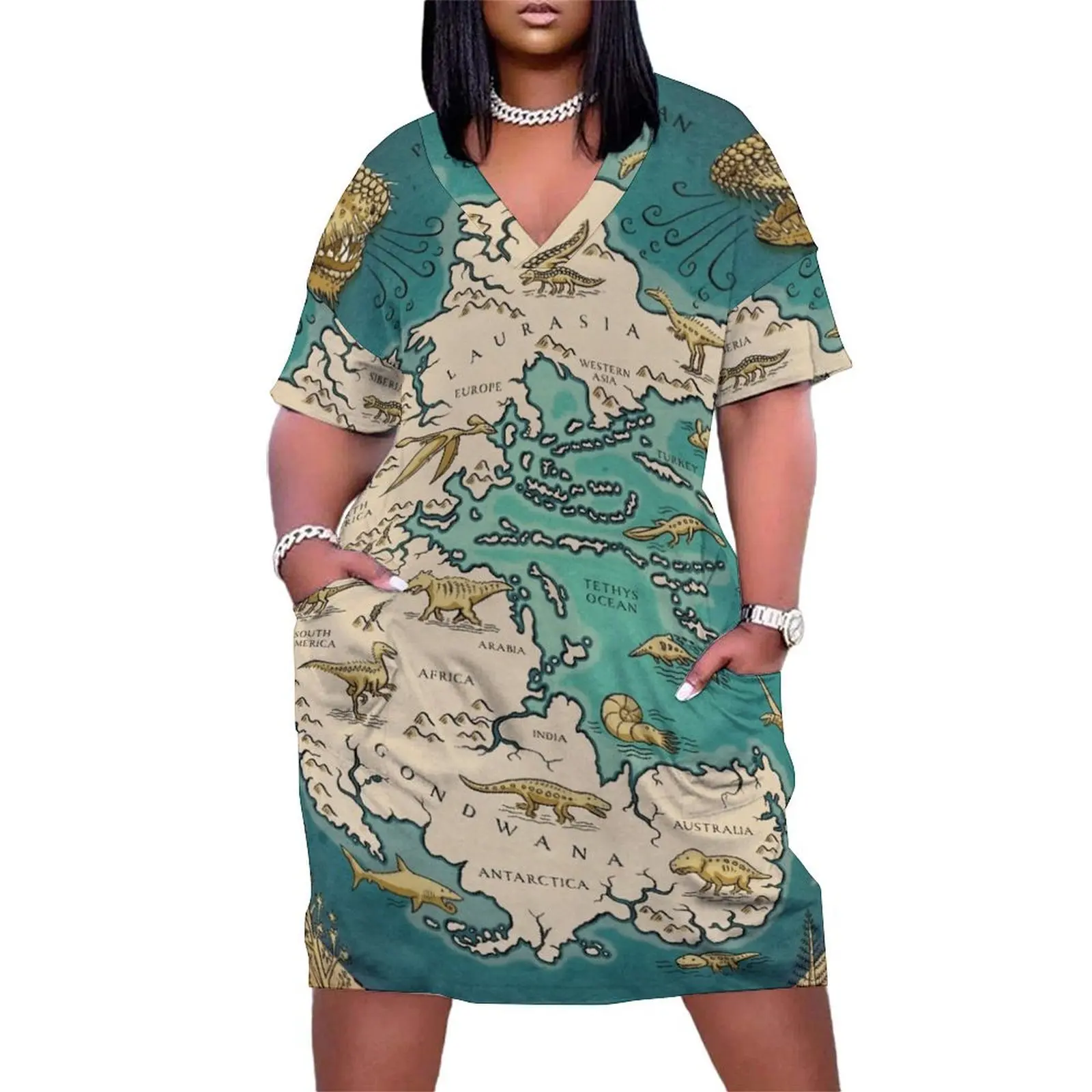 map of the supercontinent Pangaea Loose Pocket Dress dresses for special events dress women elegant luxury evening dresses women
map of the supercontinent Pangaea Loose Pocket Dress dresses for special events dress women elegant luxury evening dresses women