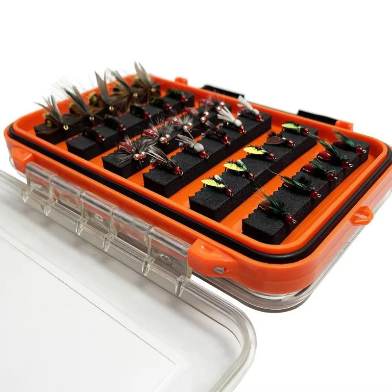 JINGYU 2PCS Double Sided Waterproof Fly Hook Box Portable Bait Storage Case Stream Trout Ultralight Fishing Lure Tackle Box
JINGYU 2PCS Double Sided Waterproof Fly Hook Box Portable Bait Storage Case Stream Trout Ultralight Fishing Lure Tackle Box