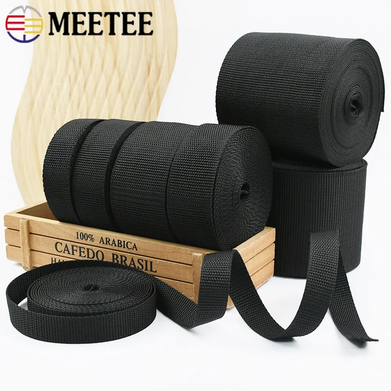 10M Meetee 20mm-100mm Nylon Webbing Band for Bag Ribbon Strap Backpack Belt Sling Pet Collar Lanyard Sewing Bias Binding Tape
10M Meetee 20mm-100mm Nylon Webbing Band for Bag Ribbon Strap Backpack Belt Sling Pet Collar Lanyard Sewing Bias Binding Tape
