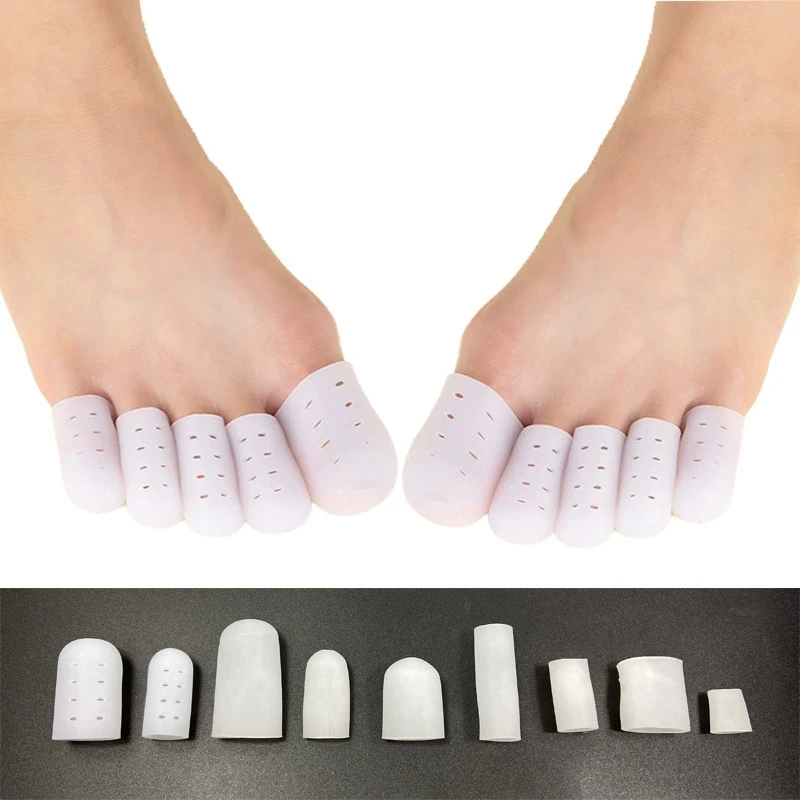1/5Pairs White Breathable Toe Protectors Sleeve Bunion Pads Cushion Big Toe Guards Silicone Toe Covers for Protection of Ingrown
1/5Pairs White Breathable Toe Protectors Sleeve Bunion Pads Cushion Big Toe Guards Silicone Toe Covers for Protection of Ingrown