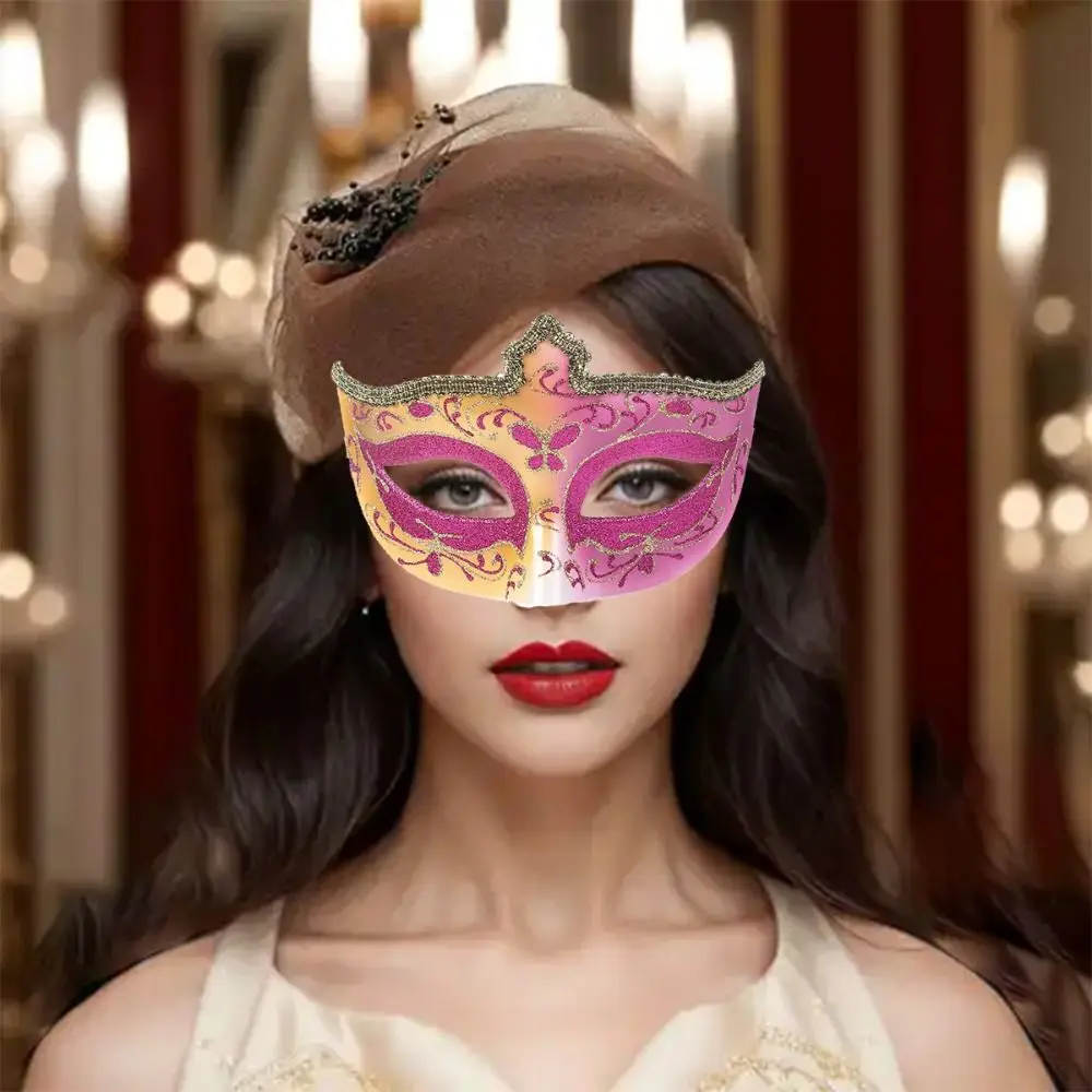 Party Cosplay Props Halloween Masks Plastic Masquerade Cosplay Mask Glitter Mask Carnival Costume Props Half Face Mask
Party Cosplay Props Halloween Masks Plastic Masquerade Cosplay Mask Glitter Mask Carnival Costume Props Half Face Mask