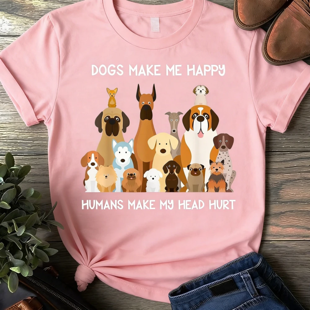 Собаки Make Me Happy Humans Make My Head Hurt Футболка Любитель собак Подарочная рубашка Забавная собака Мама Футболка Владелец домашних животных Повседневная жизнь Повседневная хлопковая футболка
Собаки Make Me Happy Humans Make My Head Hurt Футболка Любитель собак Подарочная рубашка Забавная собака Мама Футболка Владелец домашних животных Повседневная жизнь Повседневная хлопковая футболка