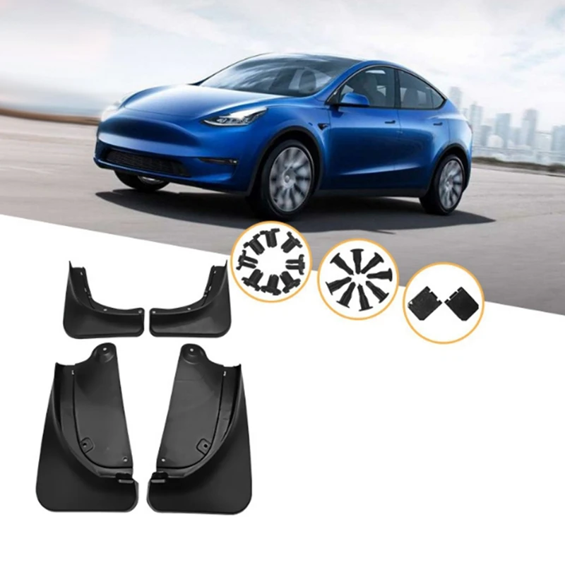 Car Large Mudguards For Tesla MODEL Y 2021-2023 Fender Mud Guard Flap Splash Flaps Mud Flaps Replacement Parts Accessories
Car Large Mudguards For Tesla MODEL Y 2021-2023 Fender Mud Guard Flap Splash Flaps Mud Flaps Replacement Parts Accessories