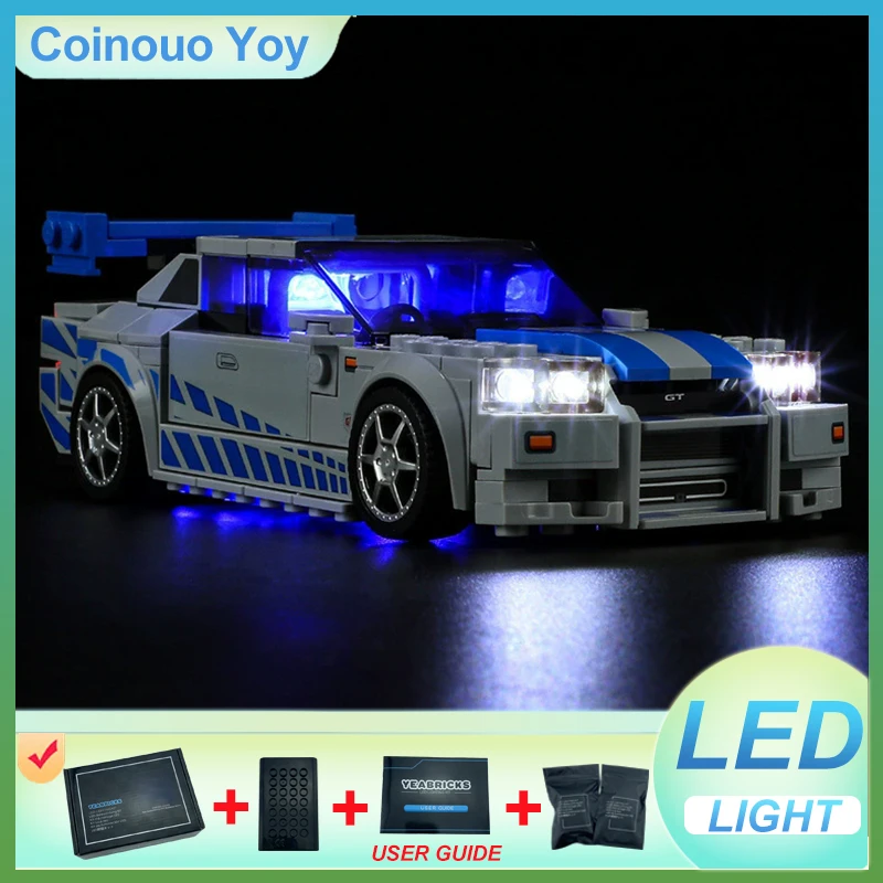 LIGHT For LEGO 76917 Speed Champions Skyline GT-R Block DIY Toy (NO Blocks Model,Only LED Light) Light Set Kid Gift
LIGHT For LEGO 76917 Speed Champions Skyline GT-R Block DIY Toy (NO Blocks Model,Only LED Light) Light Set Kid Gift