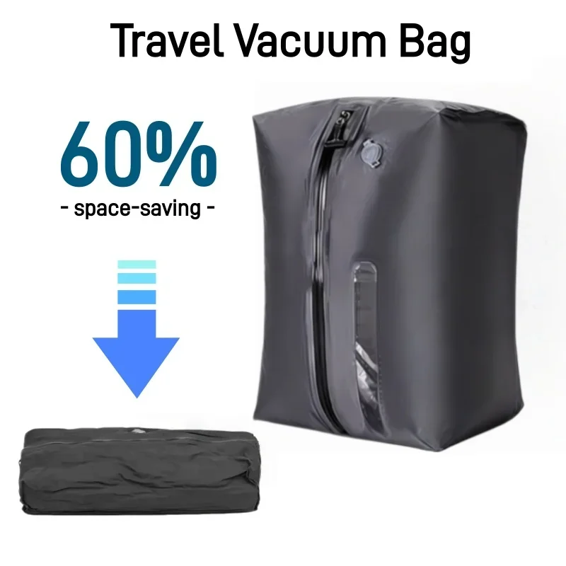 Travel Vacuum Compression Waterproof Moisture Proof Portable Storage Bag for Outdoor Business Trip Clothes Space Saving Luggage
Travel Vacuum Compression Waterproof Moisture Proof Portable Storage Bag for Outdoor Business Trip Clothes Space Saving Luggage
