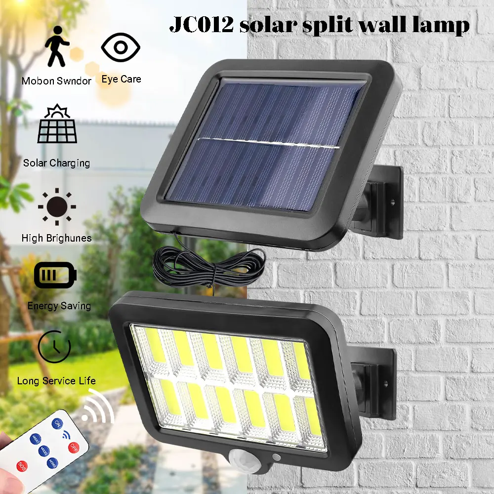 Солнечный настенный светильник Split Solar, 12-гранный, 120 COB, с датчиком движения, 3 режима, удлинитель 5 м, уличный, водонепроницаемый, для сада, двора, патио
Солнечный настенный светильник Split Solar, 12-гранный, 120 COB, с датчиком движения, 3 режима, удлинитель 5 м, уличный, водонепроницаемый, для сада, двора, патио