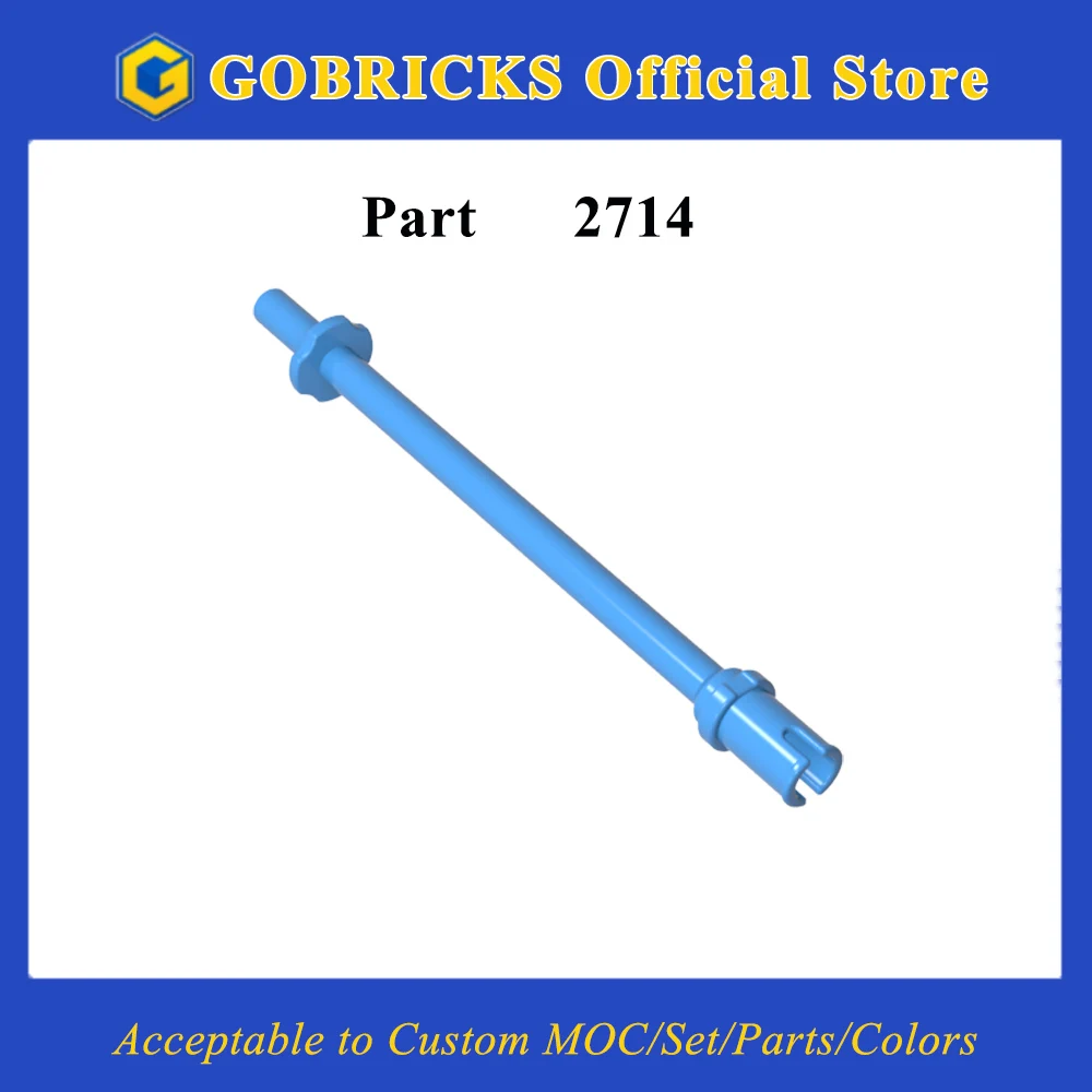 Gobricks 1 Pcs MOC Bar 8L Two Stop Rings Compatible With 2714 Model Building Blocks Parts Children Educational DIY Assembly Toys
Gobricks 1 Pcs MOC Bar 8L Two Stop Rings Compatible With 2714 Model Building Blocks Parts Children Educational DIY Assembly Toys