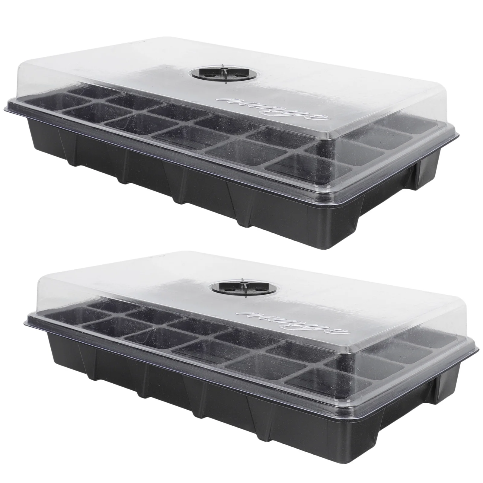 2 Pcs Black Nursery Tray Germination Boxes Plant Growth Containers Seedling Trays Gardening Pots Greenhouse Planting Tray Plant
2 Pcs Black Nursery Tray Germination Boxes Plant Growth Containers Seedling Trays Gardening Pots Greenhouse Planting Tray Plant