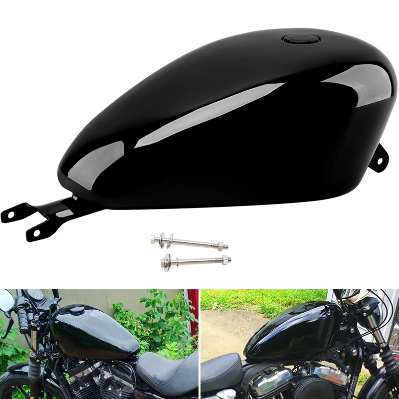 14.4L 3.8 Gal Motorcycle Gloss Black Gal Front Gas Fuel Tank Direct Mount For Harley Sportster XL 883 1200 Forty Eight 2007-UP
14.4L 3.8 Gal Motorcycle Gloss Black Gal Front Gas Fuel Tank Direct Mount For Harley Sportster XL 883 1200 Forty Eight 2007-UP