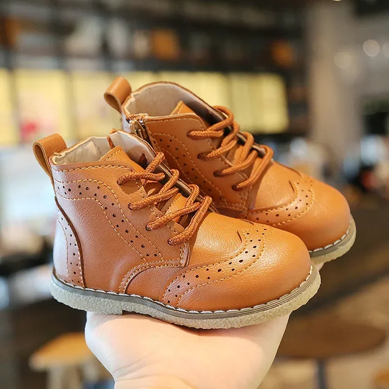 Retro Fashion Baby Ankle Boots for Boys Girls Casual Shoes Zip Design Pu Leather Toddler Flat Chelsea Boots
Retro Fashion Baby Ankle Boots for Boys Girls Casual Shoes Zip Design Pu Leather Toddler Flat Chelsea Boots