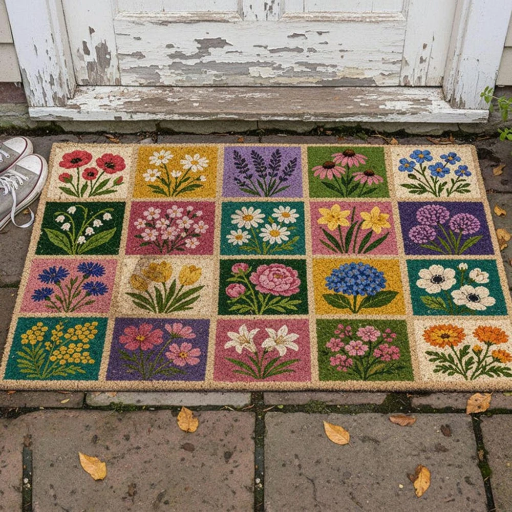 Pretty Floral Mat Custom Carpet Art Bloom Print Anti Dirty Creative Space Flower Design Home Decor Housewarming Gift
Pretty Floral Mat Custom Carpet Art Bloom Print Anti Dirty Creative Space Flower Design Home Decor Housewarming Gift