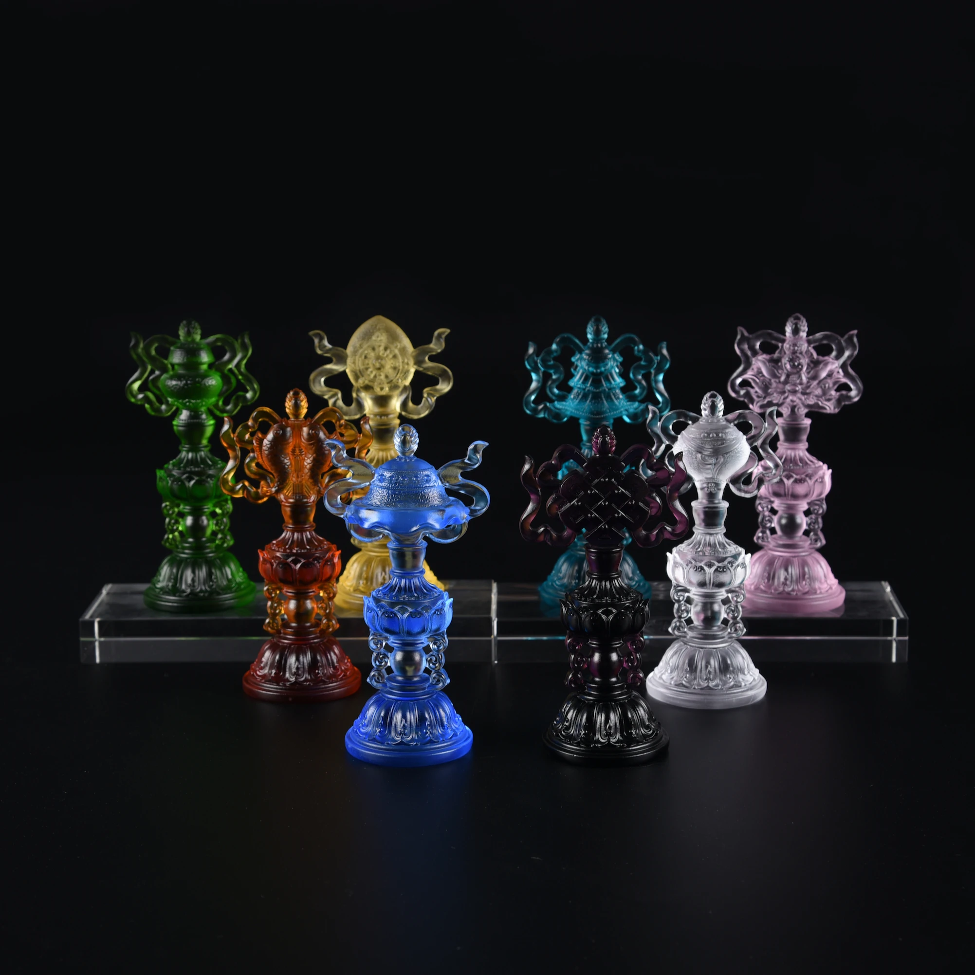 A Sacred Suite of Eight Auspicious Symbols of Chinese Traditional Cultural Creativity Crafts
A Sacred Suite of Eight Auspicious Symbols of Chinese Traditional Cultural Creativity Crafts