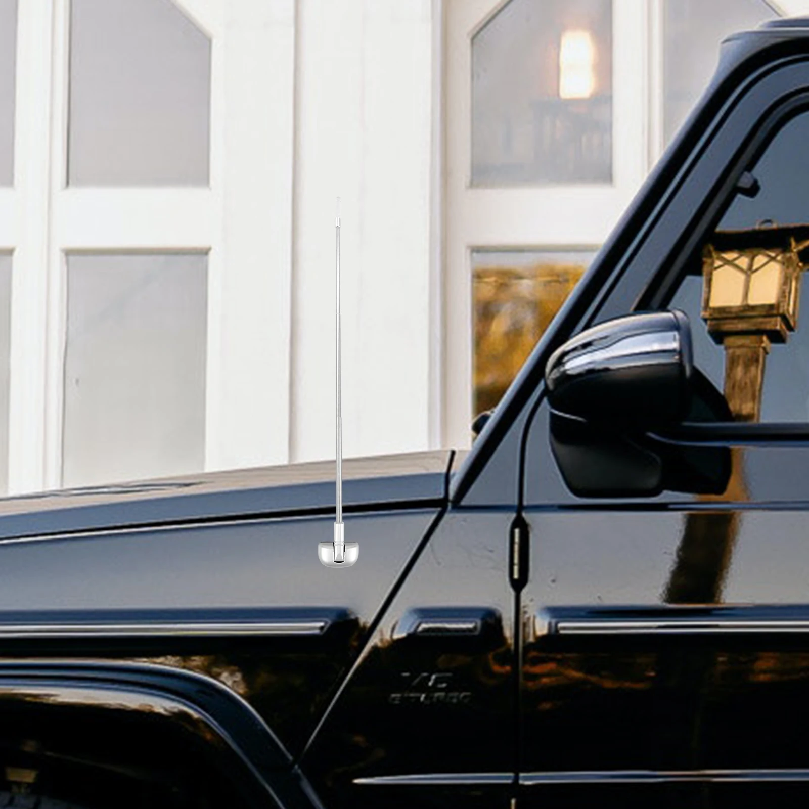 3 Section Telescoping Car Front Decorative Antenna Flagpole Light Weather Resistant Easy Installation Enhanced Safety Driving 
3 Section Telescoping Car Front Decorative Antenna Flagpole Light Weather Resistant Easy Installation Enhanced Safety Driving