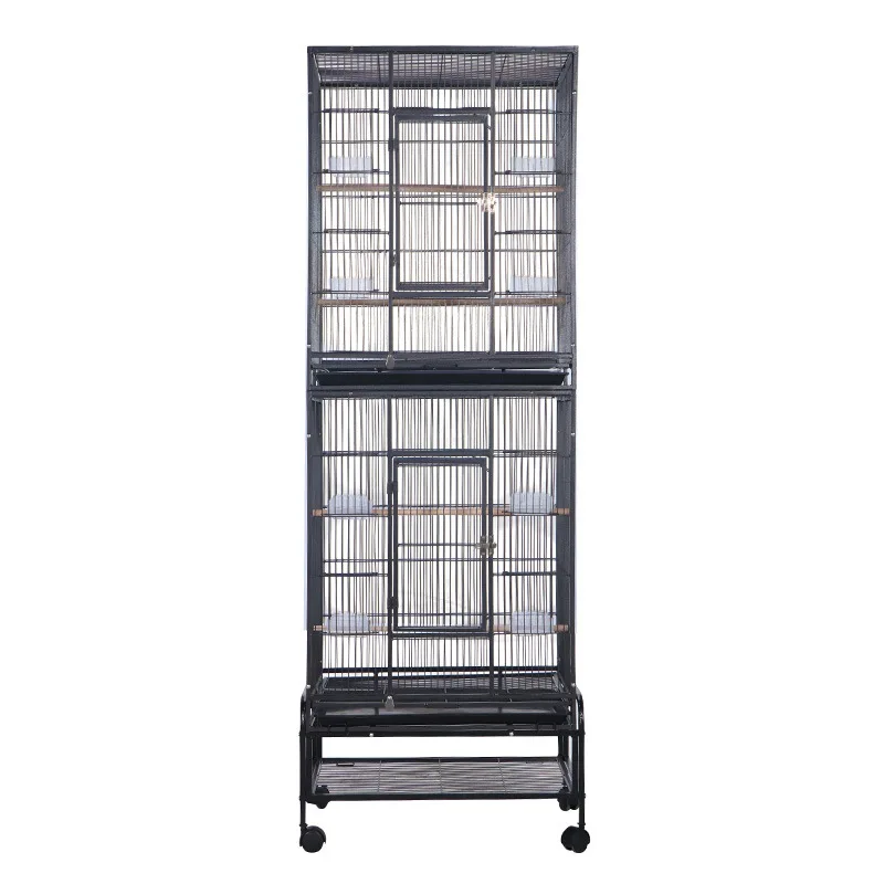 Double-layer bird cage parrot cage household multi-layer vertical grid parrot bird cage large space splashproof cabinet parrot c
Double-layer bird cage parrot cage household multi-layer vertical grid parrot bird cage large space splashproof cabinet parrot c