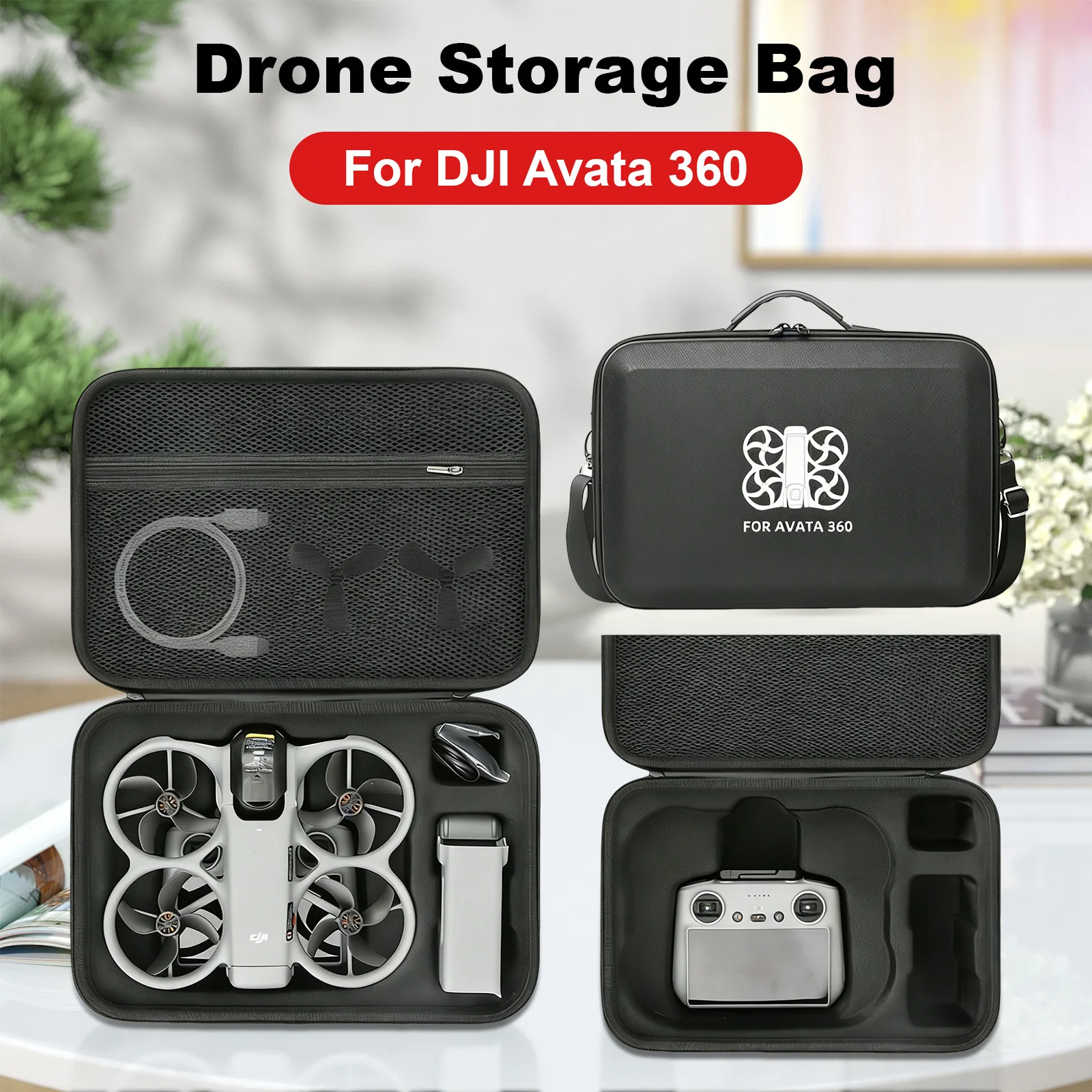 Shell Carrying Case for DJI Avata 360 Fly More Combo, Shockproof Waterproof Storage Bag for DJI Avata 360 Drone Accessories
Shell Carrying Case for DJI Avata 360 Fly More Combo, Shockproof Waterproof Storage Bag for DJI Avata 360 Drone Accessories