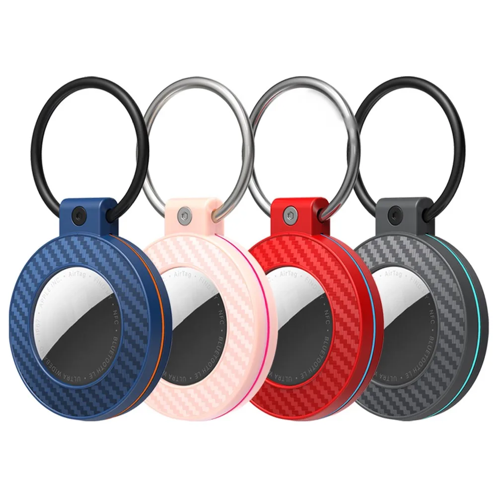 New Anti-Drop Hard PC Case Carbon Fiber For-AirTag Keychain Protective Holder For-Tracker Accessories Replacement Parts
New Anti-Drop Hard PC Case Carbon Fiber For-AirTag Keychain Protective Holder For-Tracker Accessories Replacement Parts