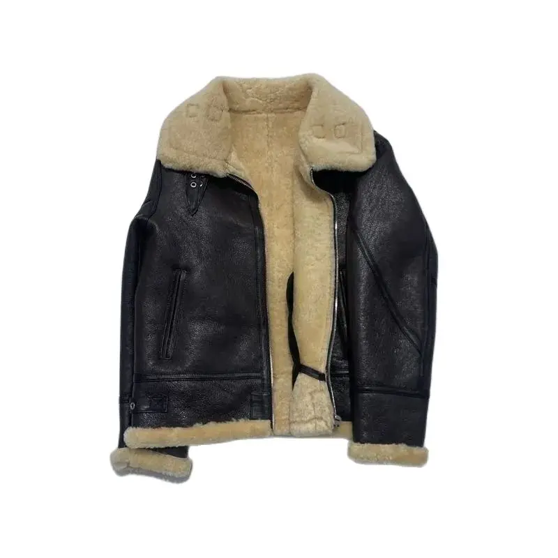 Hot selling fashionable new jacket original ecological sheepskin all-in-one women's short classic leather jacket
Hot selling fashionable new jacket original ecological sheepskin all-in-one women's short classic leather jacket