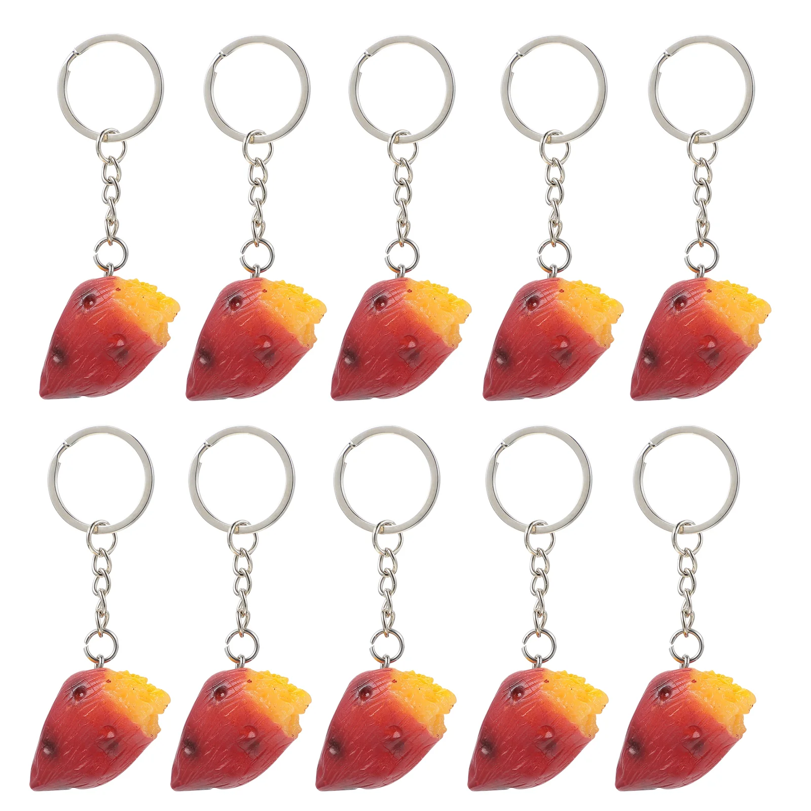 10pcs PVC Artificial Food Key Chain Sweet Potato Keychain Bag Pendant Car Keys Door Keys Cell Phone Decoration Simple
10pcs PVC Artificial Food Key Chain Sweet Potato Keychain Bag Pendant Car Keys Door Keys Cell Phone Decoration Simple