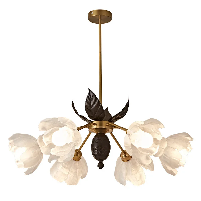 Medieval petals Song Dynasty aesthetic chandelier designer French master bedroom lamp retro restaurant lamp
Medieval petals Song Dynasty aesthetic chandelier designer French master bedroom lamp retro restaurant lamp