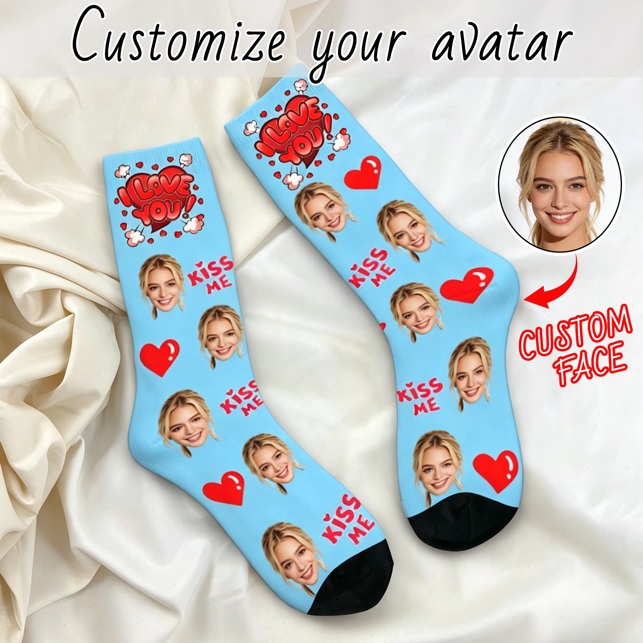 Custom avatar socks for men and women custom photo socks personalized picture socks photo socks personalized gifts
Custom avatar socks for men and women custom photo socks personalized picture socks photo socks personalized gifts