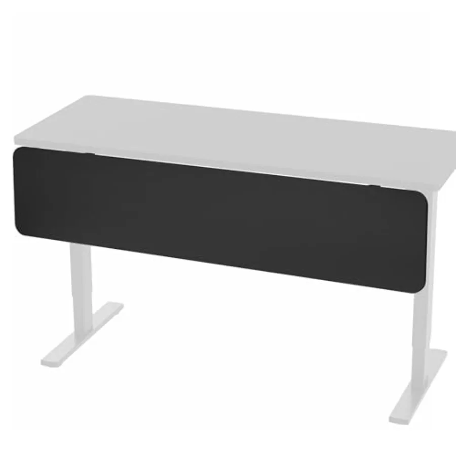 Office desk modesty panel, laminate, black, 59 x 12 inch, 3 configuration options, cable management organizer
Office desk modesty panel, laminate, black, 59 x 12 inch, 3 configuration options, cable management organizer