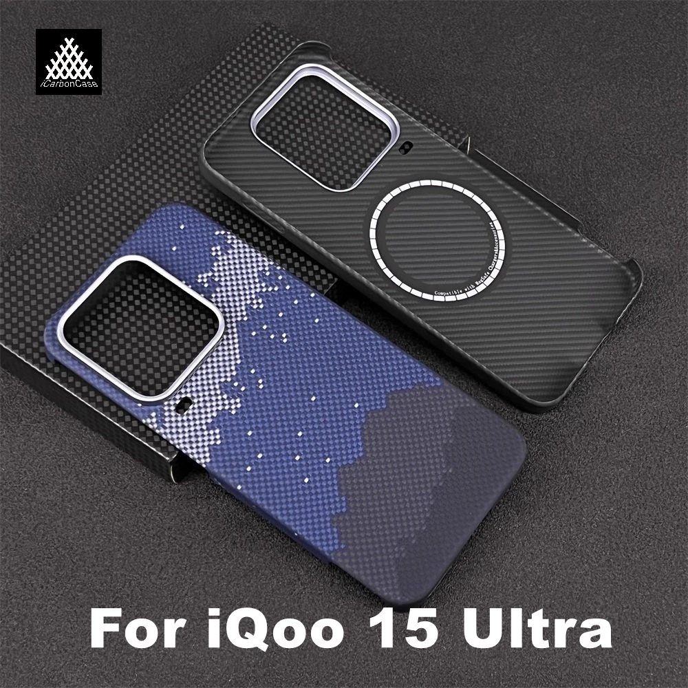 100% Genuine Kevlar Aramid Fiber Magnetic Case for Vivo iqoo 15 Ultra with Magsafe/Metal Lens Frame Super Thin Light Back Cover
100% Genuine Kevlar Aramid Fiber Magnetic Case for Vivo iqoo 15 Ultra with Magsafe/Metal Lens Frame Super Thin Light Back Cover
