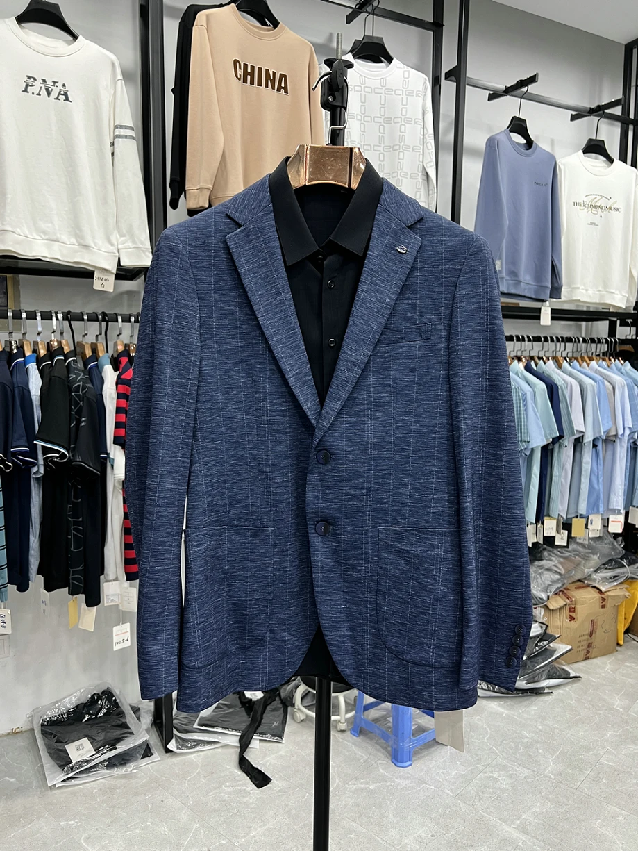 Busin Casual Slim Fit Men's Suit Jaet Plain Collar Simple Faion Ci Youth Workwear Long Sve Polyester Blend Coat
Busin Casual Slim Fit Men's Suit Jaet Plain Collar Simple Faion Ci Youth Workwear Long Sve Polyester Blend Coat