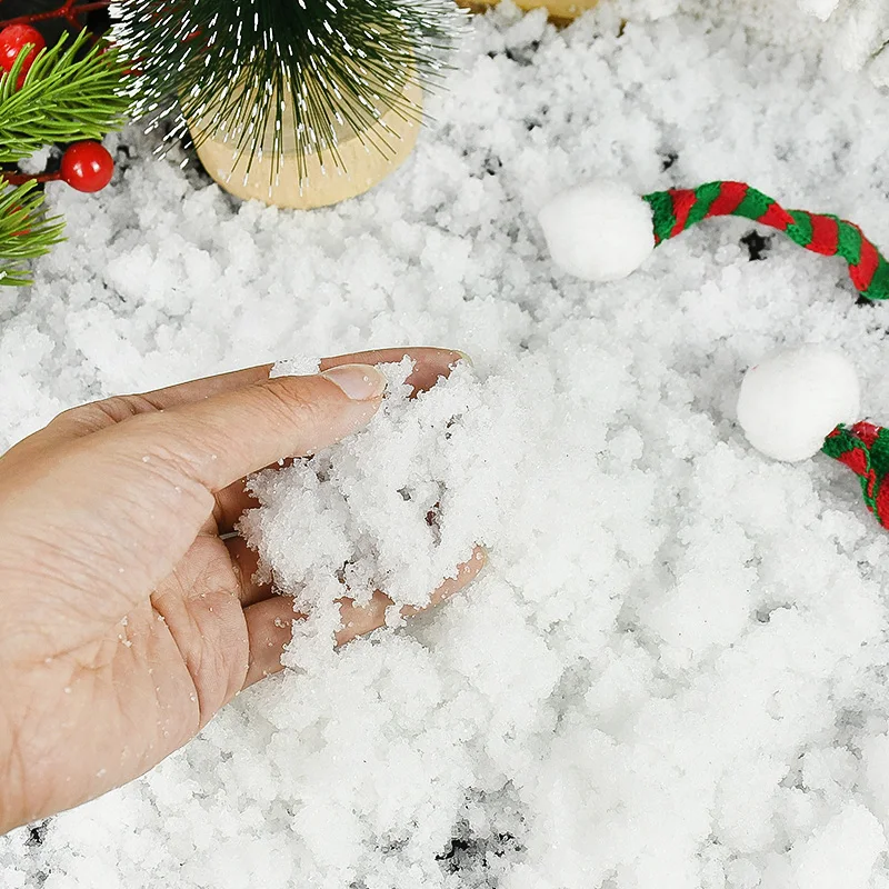 100g Artificial Christmas Snowflake Decoration Xmas Tree Ornaments DIY White Snow Powder For Christmas New Year Party Home Decor
100g Artificial Christmas Snowflake Decoration Xmas Tree Ornaments DIY White Snow Powder For Christmas New Year Party Home Decor