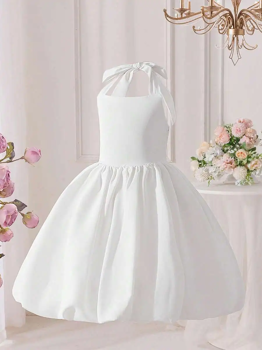 White Halter Backless Evening Dress For Formal Party Wedding Prom
White Halter Backless Evening Dress For Formal Party Wedding Prom