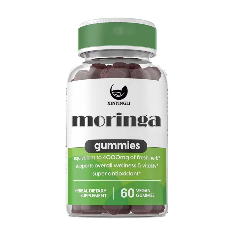 Moringa gummies -400 milligrams of extract is equivalent to 4000 milligrams of fresh herbal plants - supports health
Moringa gummies -400 milligrams of extract is equivalent to 4000 milligrams of fresh herbal plants - supports health