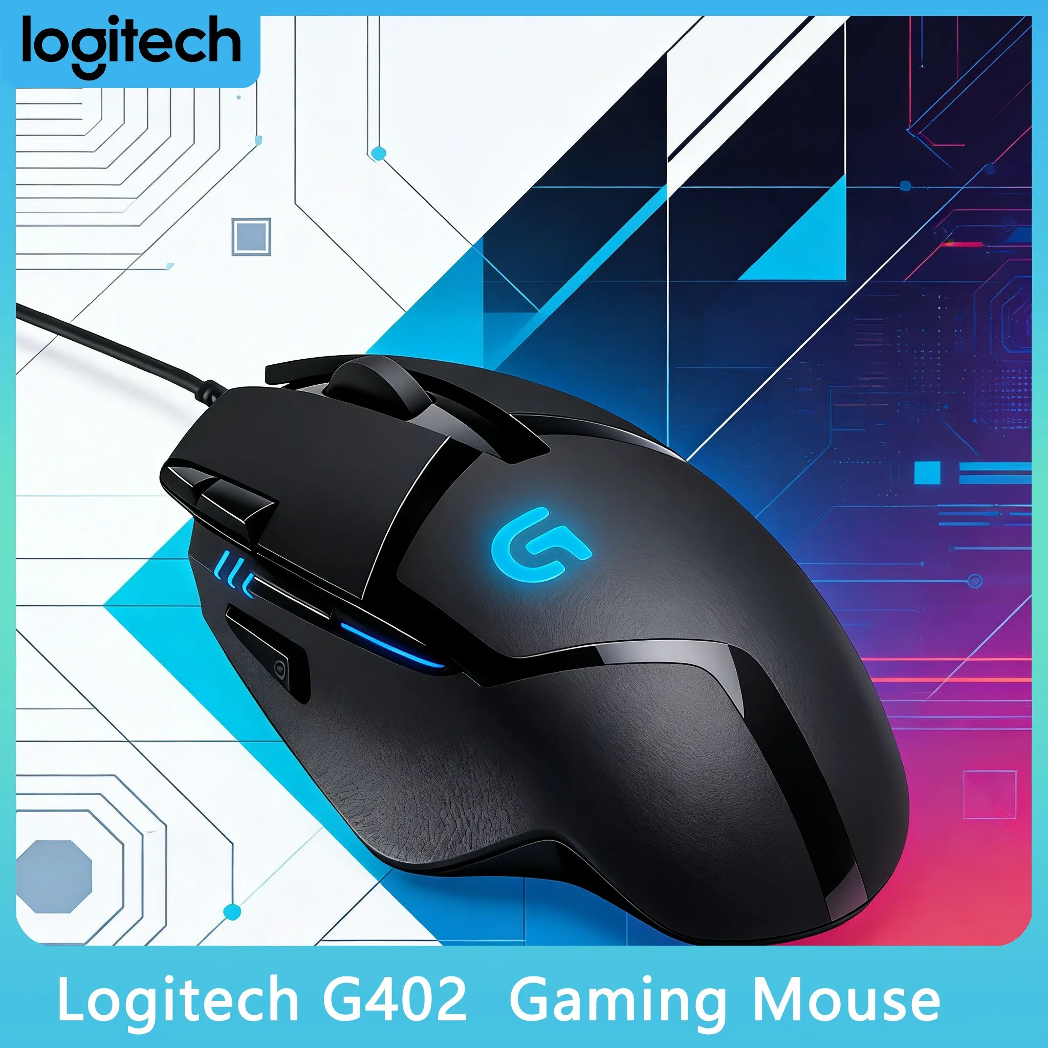 G402 Gaming Mouse 4000DPI RGB Backlit Macro Programmable
G402 Gaming Mouse 4000DPI RGB Backlit Macro Programmable
