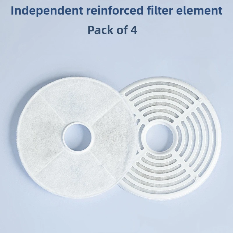4pcs Water Fountain Filters, Universal Filter Mesh + Activated Carbon Layer, Purifies Water for Cat/Dog Drinking Fountains
4pcs Water Fountain Filters, Universal Filter Mesh + Activated Carbon Layer, Purifies Water for Cat/Dog Drinking Fountains