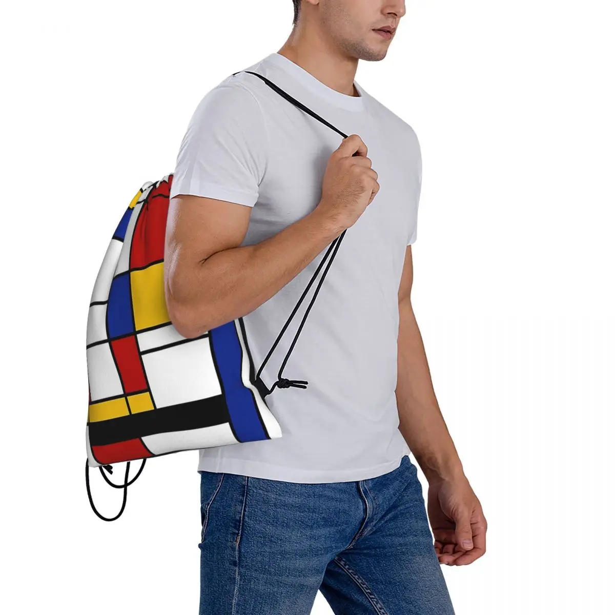 Piet Mondrian Backpacks Fashion Drawstring Bags Shoes Bag Book Bags for Travel Students
Piet Mondrian Backpacks Fashion Drawstring Bags Shoes Bag Book Bags for Travel Students