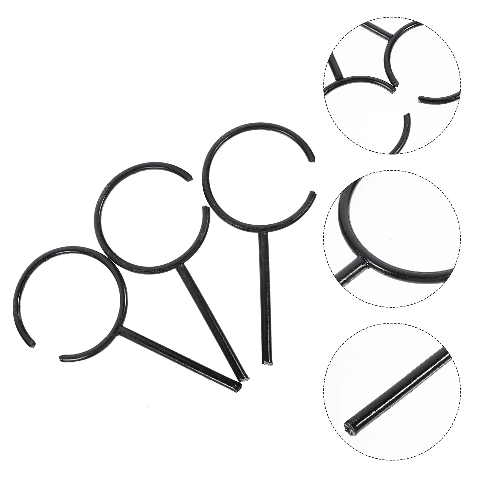 3 Pcs Experimental Instrument Accessories Support Stand Ring Retort Laboratory Supplies Labs Iron Apparatus Cook
3 Pcs Experimental Instrument Accessories Support Stand Ring Retort Laboratory Supplies Labs Iron Apparatus Cook
