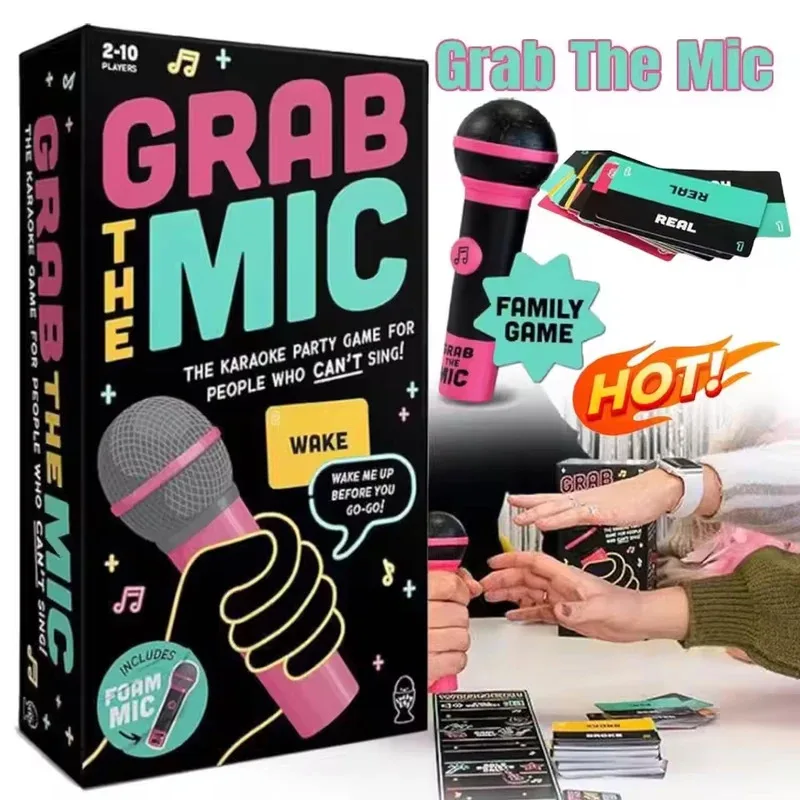 Lucky Egg The Family Karaoke Game Exciting Grab The Mic Multiplayer Players Board Game for Bad Singers Lyric Cards
Lucky Egg The Family Karaoke Game Exciting Grab The Mic Multiplayer Players Board Game for Bad Singers Lyric Cards